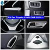 Pillar A / Steering Wheel / Door Bowl / Lamps Control Panel Cover Trim For Toyota C-HR CHR 2016 -  Matte Interior Accessorie