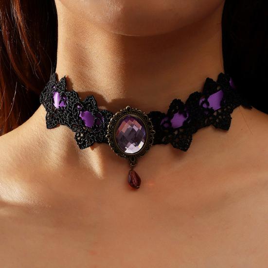 Choker Necklace Aesthetic Female Decorative