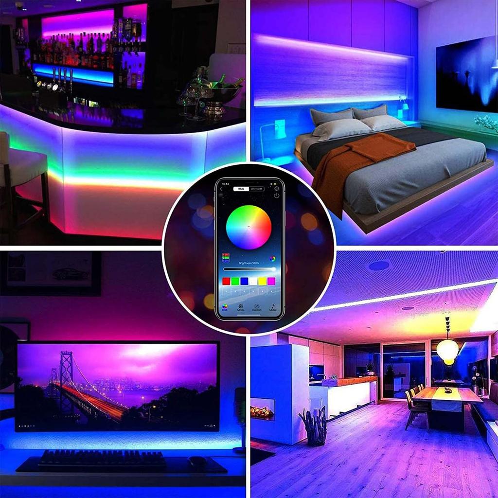 LED Waterproof Color Light Multi-Mode Bluetooth Get Together Party Light Strip