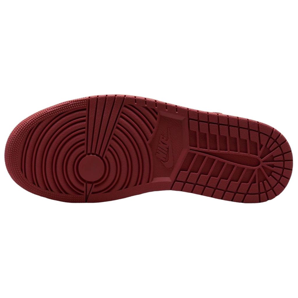 Jordan Air Jordan 1 Mid top Vintage Basketball Shoes Unisex Red White Jordan DQ8426-105