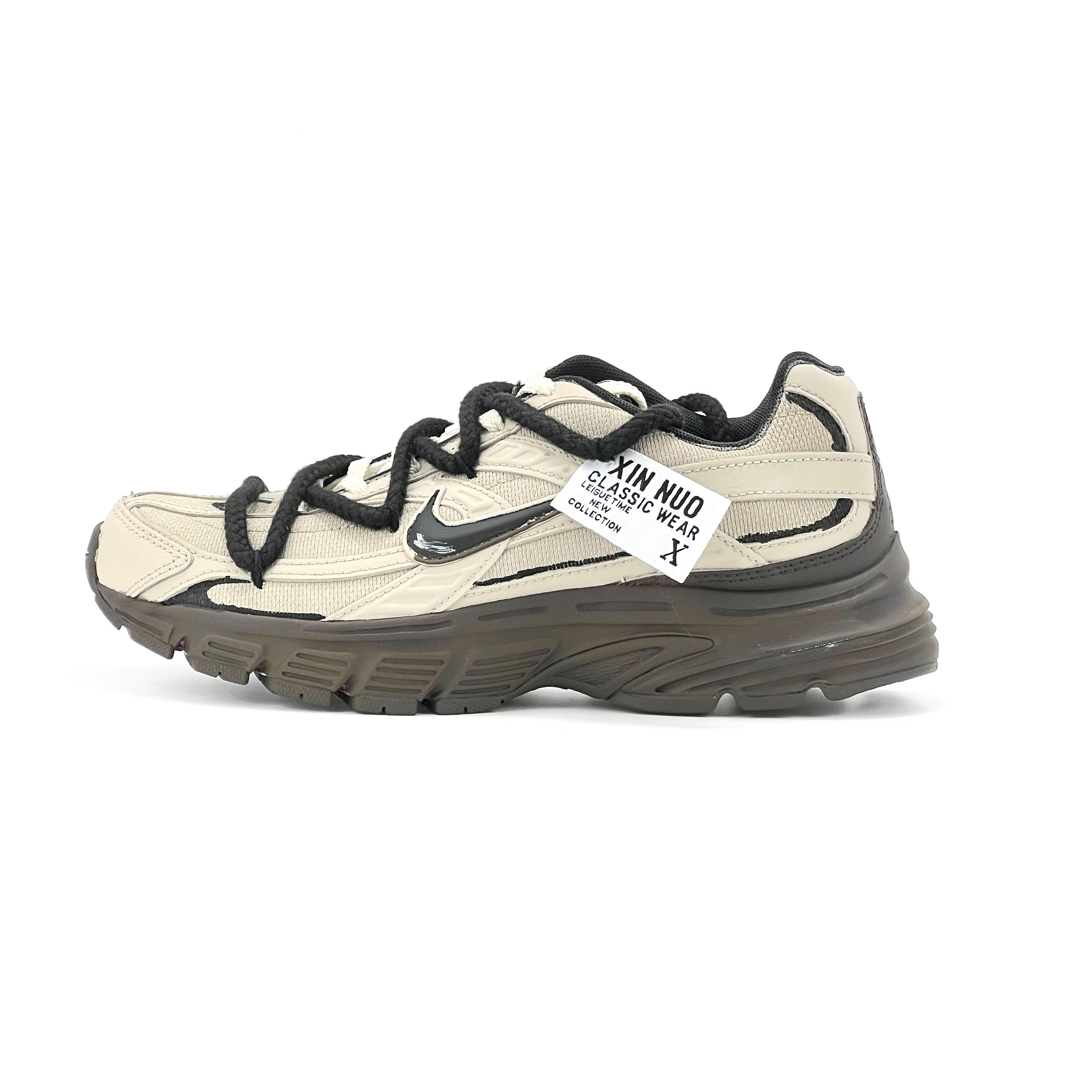 

Nike Initiator Textile, Leather Cushioning Slip Resistant Breathable Support Lightweight Height Increasing Low top 394055-100(Team1188-) 36