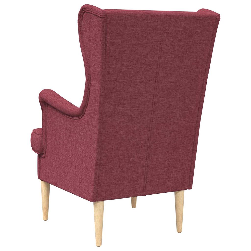 Armchair Burgundy Fabric