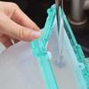 1000ml Fresh-keeping Bag Food-grade Silicone Double Lock Freezer Seal Bags Reusable Leakproof Food Storage Bag Kitchen Tool
