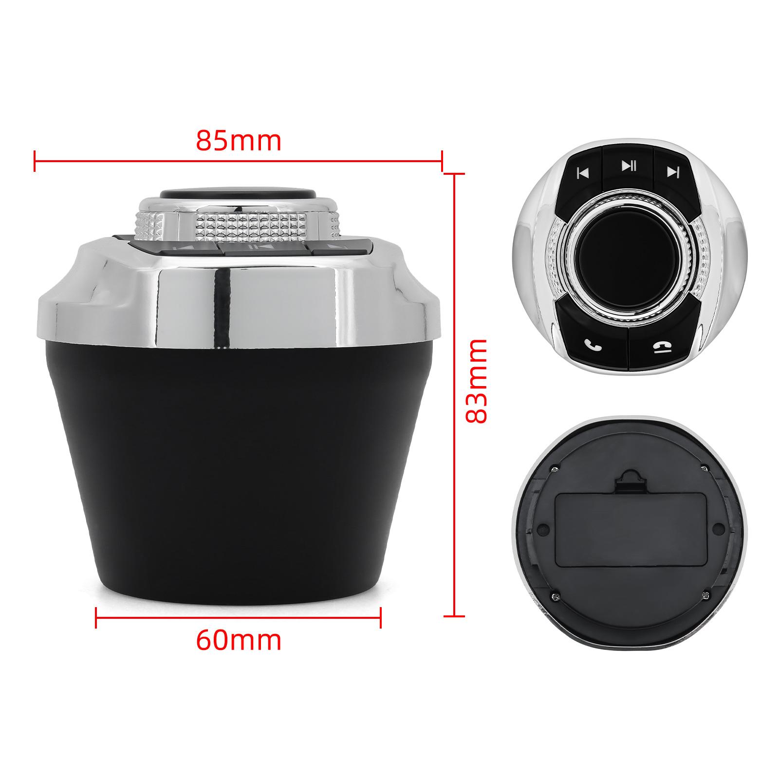 Steering Wheel Cup Shape Remote Control Universal Car LED Light 8-key Control Buttons For Android Multimedia Navigation Player