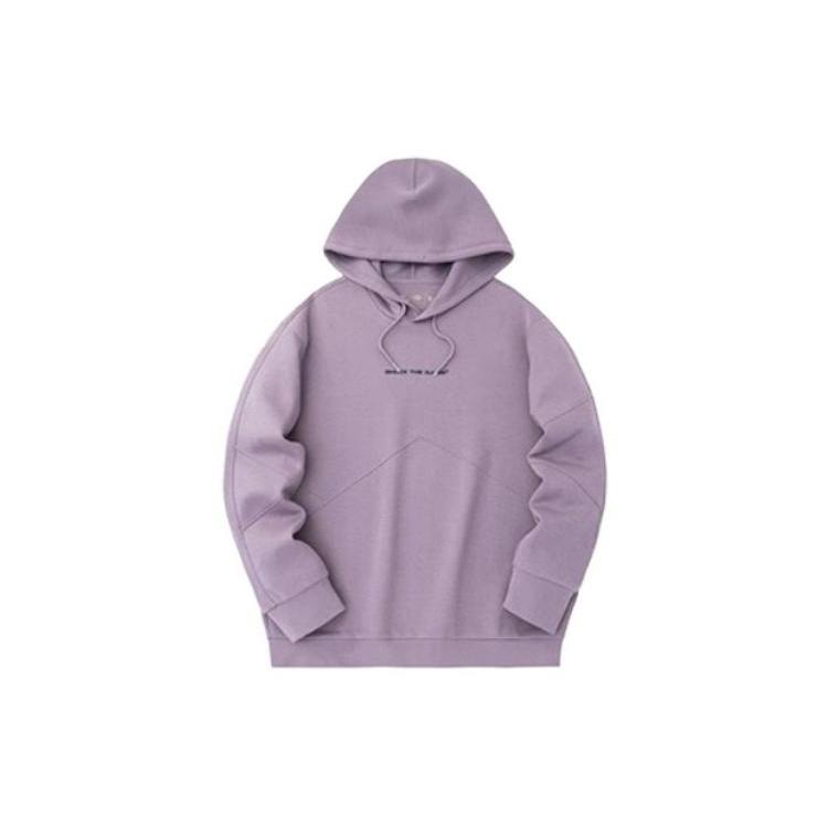 ANTA Basketball Collection Sweatshirts Men's Dusty Purple Hooded Moderate Regular 152331733-4