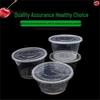 Disposable Round Transparent Food Containers