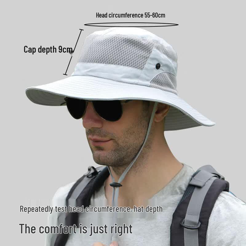 USAN HOME Men's Outdoor UV Protection Fishing Sun Hat