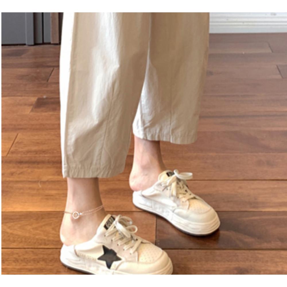 K-Jewelry | Surgical Steel Anklet | Rosé Cubic Sparkling + Daily Wear | Hypoallergenic Women's Jewelry