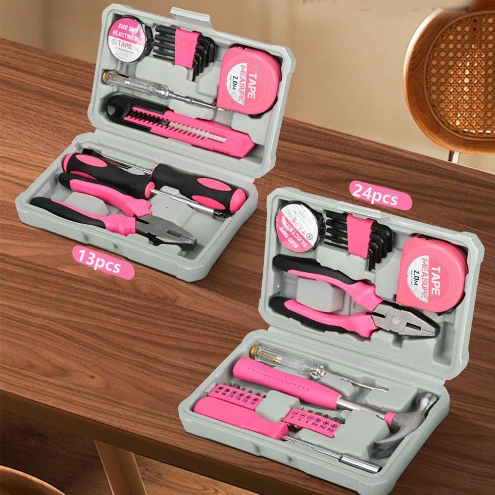 24/13pcs Hammer Repair Tool Kit Durable Essentials DIY Tool Multipurpose Hand Tool Set  Household