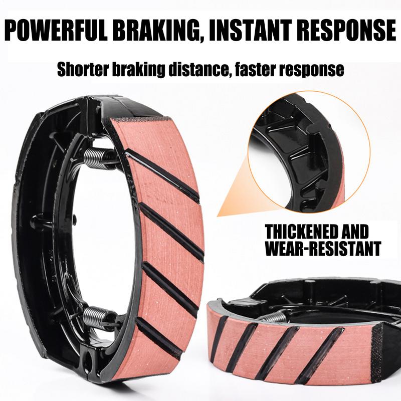 For  Power-assisted 48/JH70 Motorcycle Front Wheels Rear Drum Brake Shoe Bikes Rear Drum Brake Cover Shoe Moped Parts Automotive