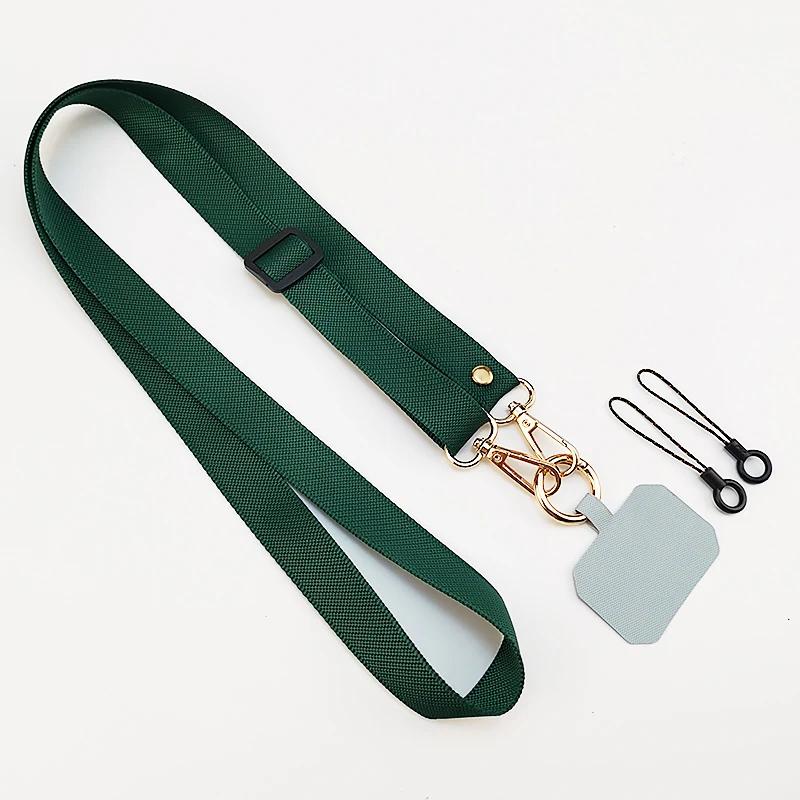 Universal Adjustable Crossbody Phone Lanyard Strap Neckband Mobile Phone Rope Neck Straps Cell Phone Case Anti-lost Lanyards