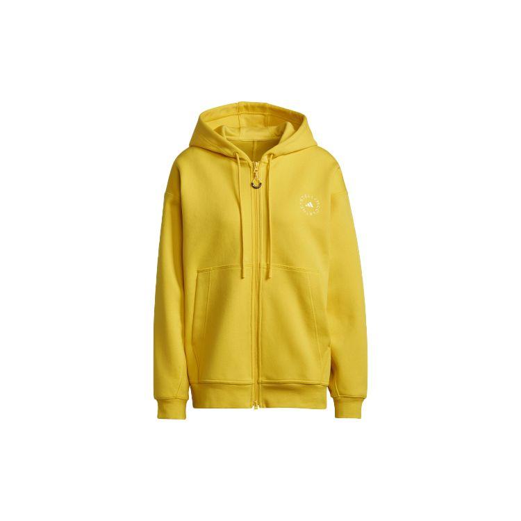 

Adidas By Stella McCartney Logo Sports Hoodie, Women Yellow Hoodies GU1617 S