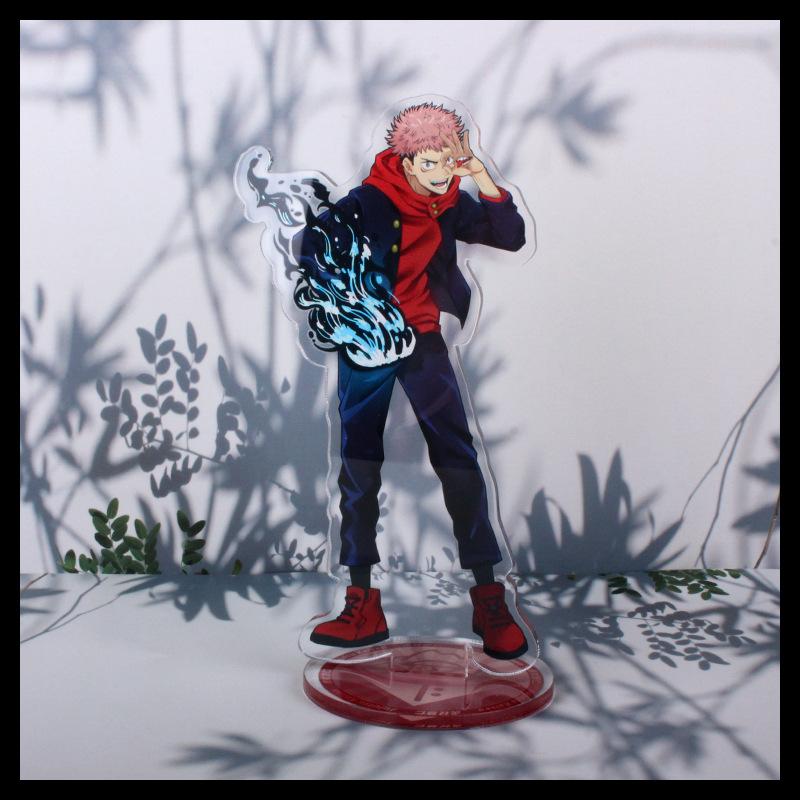 Süße Anime Geto Suguru Fushiguro Megumi Itadori Yuji Satoru Gojo Ryomen Sukuna Inumaki Toge Acryl Ständer Figur Schreibtisch Puppe Spielzeug