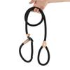 Solid Rope Dog Leash Adjustable Loop Thick Design No Pull Dog Leash Shock-Absorbing Durable Pet Leashes Dog Walking