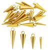 20pcs 10 13 15 18 Mm Stainless Steel Extension Chain End Beads PVD Never Fade Necklace Bracelet Charms Drop Beads Jewelry Making