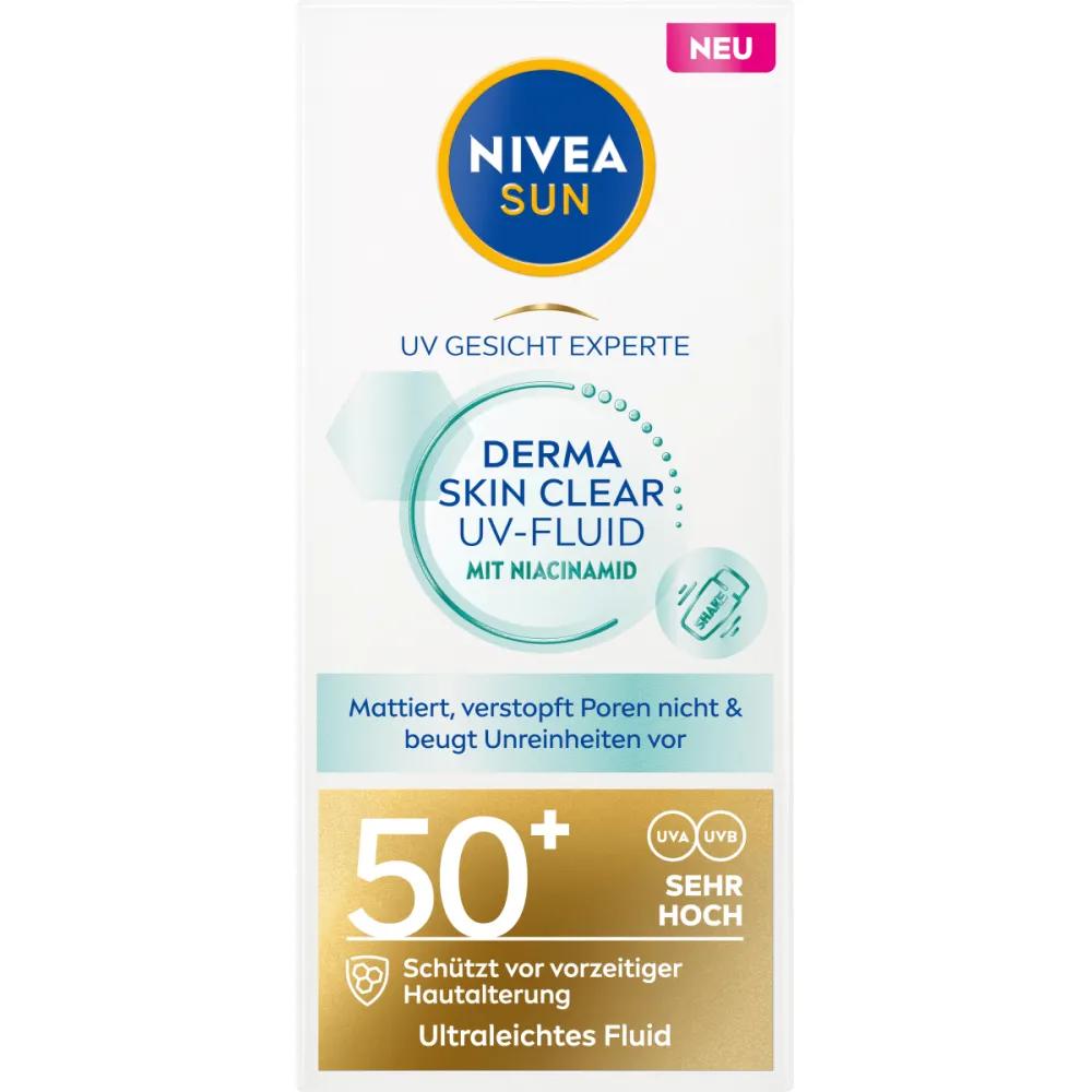 Nivea Sun Lotion Derma Skin Clear UV Fluid LSF50+ 40ml