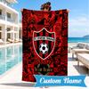 Custom Name FC Spartak Trnava Personalized Microfiber Beach Towel, Quick-Dry, Ideal for Summer Travel, Beach Essential, Swimming