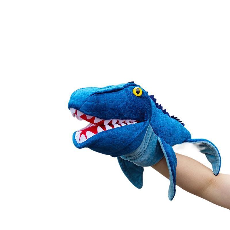 Pp Cotton Filled Dinosaur Plush Hand Puppet For Kids Play