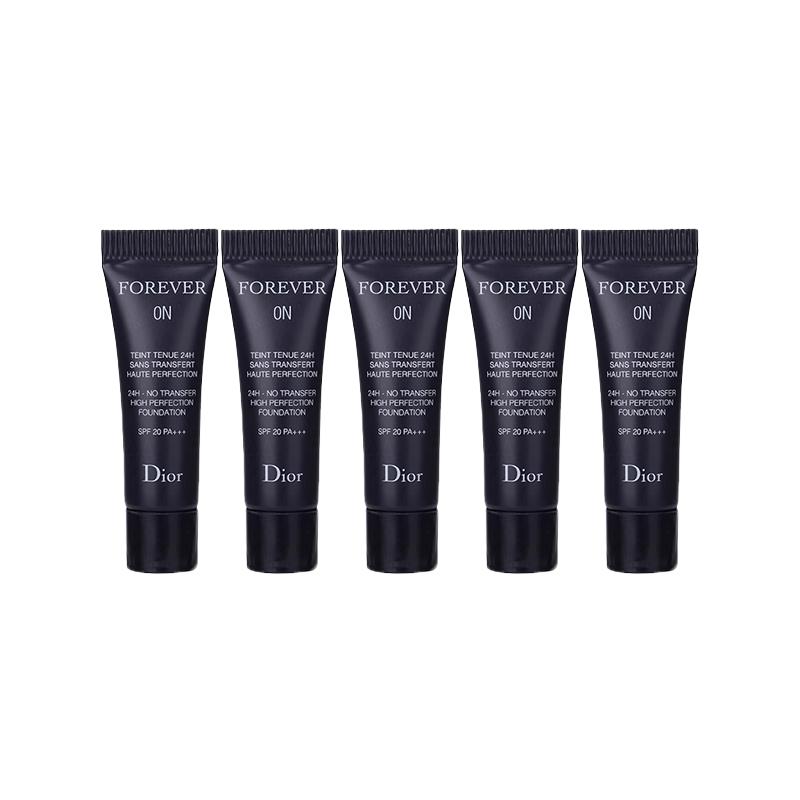 DIOR Long-Lasting Liquid Foundation Sample Size Long-Lasting Concealer Cream Skin Brightening 2.7ml*5 розовый