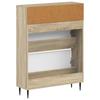Shoe Cabinet ZWOLLE 78 X 24 X 103 Cm Engineered Wood Sonoma Oak