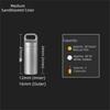 Container Mini Pill Box Stainless Steel Waterproof Pill Case Portable Tablet Container Travel