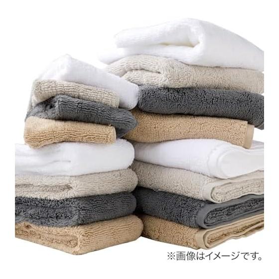 NITORI Slim Bath Towel SH01 34x120cm Beige NITORI 7771874