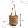 Used [New] [Harugeo] Basket Bag Shoulder Women's Summer Macrame Tote Basket Bag Adult Elegant Basket Bag Shoulder Knit Yukata White Summer (Beige)