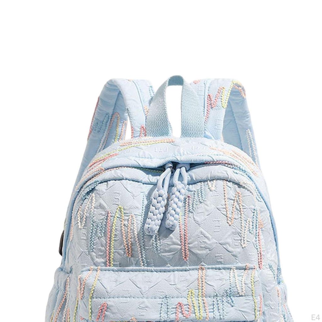 Children's Backpack Spacious Design Weave Zipper Rucksack for Early Education