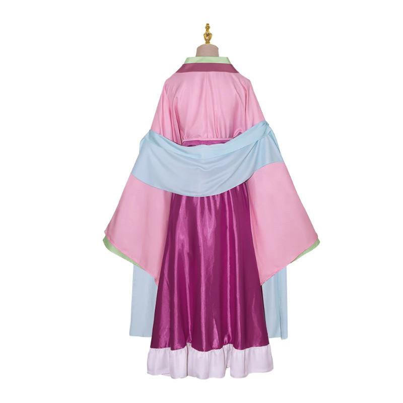Maomao Cosplay Kostüm Perücke Anime Die Apothekerin Tagebücher Rosa Kleid Halloween Party für Frauen