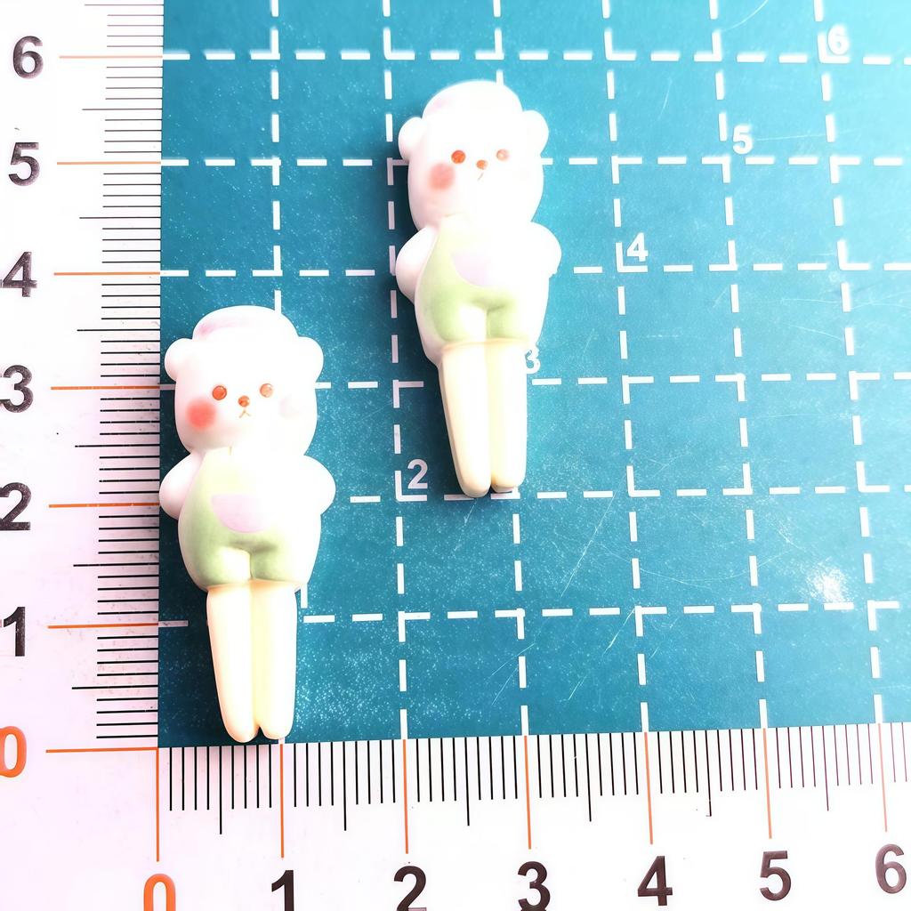 Handmade Cartoon Animal Tableware DIY Resin Ornament Pack
