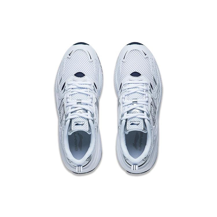 Li Ning Textile, Synthetic Leather Comfortable Slip Resistant Abrasion Resistant Low top Sports Casual Shoes Women's AGCT050-2
