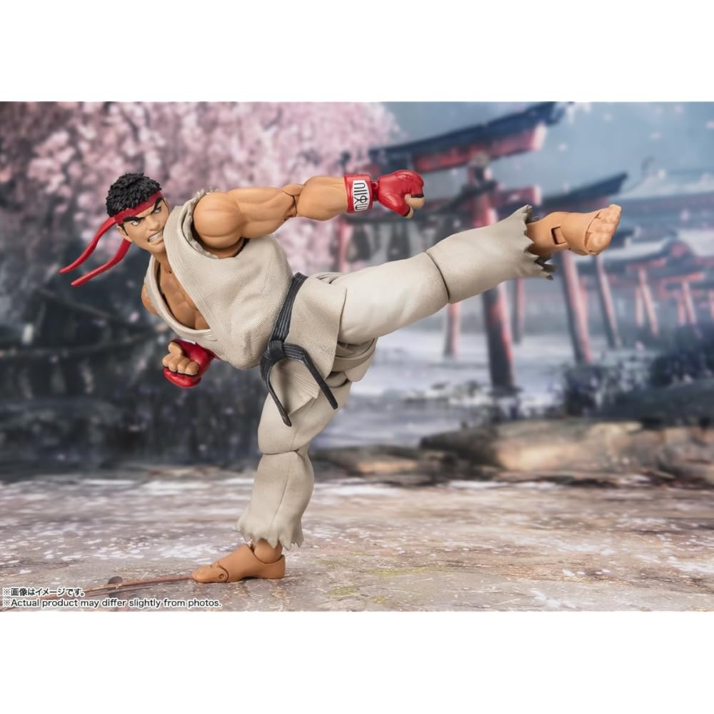 TAMASHII NATIONS S.H. Figuarts Street Fighter Ryu Action Figure 150mm PVC ABS Painted Movable Collectible