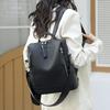School Season Ladies Soft Surface Backpack Large Capacity Student School Bag Computer Backpack Fashion Crossbody Backpack