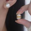 Fashion Elegant Cat-Eye Stone Magnetic Ear Clip for Women Weight Loss Acupoints Stud Earrings Without Piercing Jewelry
