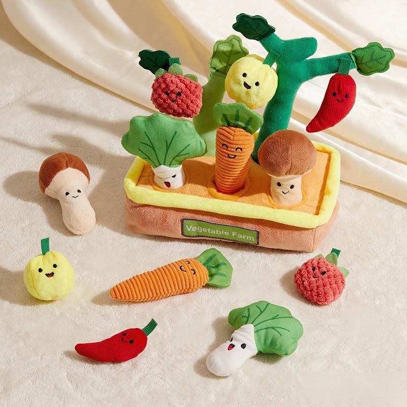 

Baby Montessori Simulation Pulling Carrot Plush Toy Fruit Vegetable Picking Shape Matching Game Parent-child Interaction Toy Gif