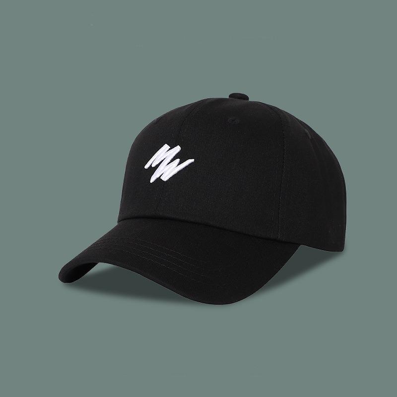 Versatile wide brim show face small shade baseball cap children deep top big head circumference outdoor embroidery cap men