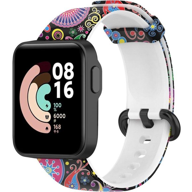 Silicone strap for Xiaomi Mi Watch Lite, Peacock