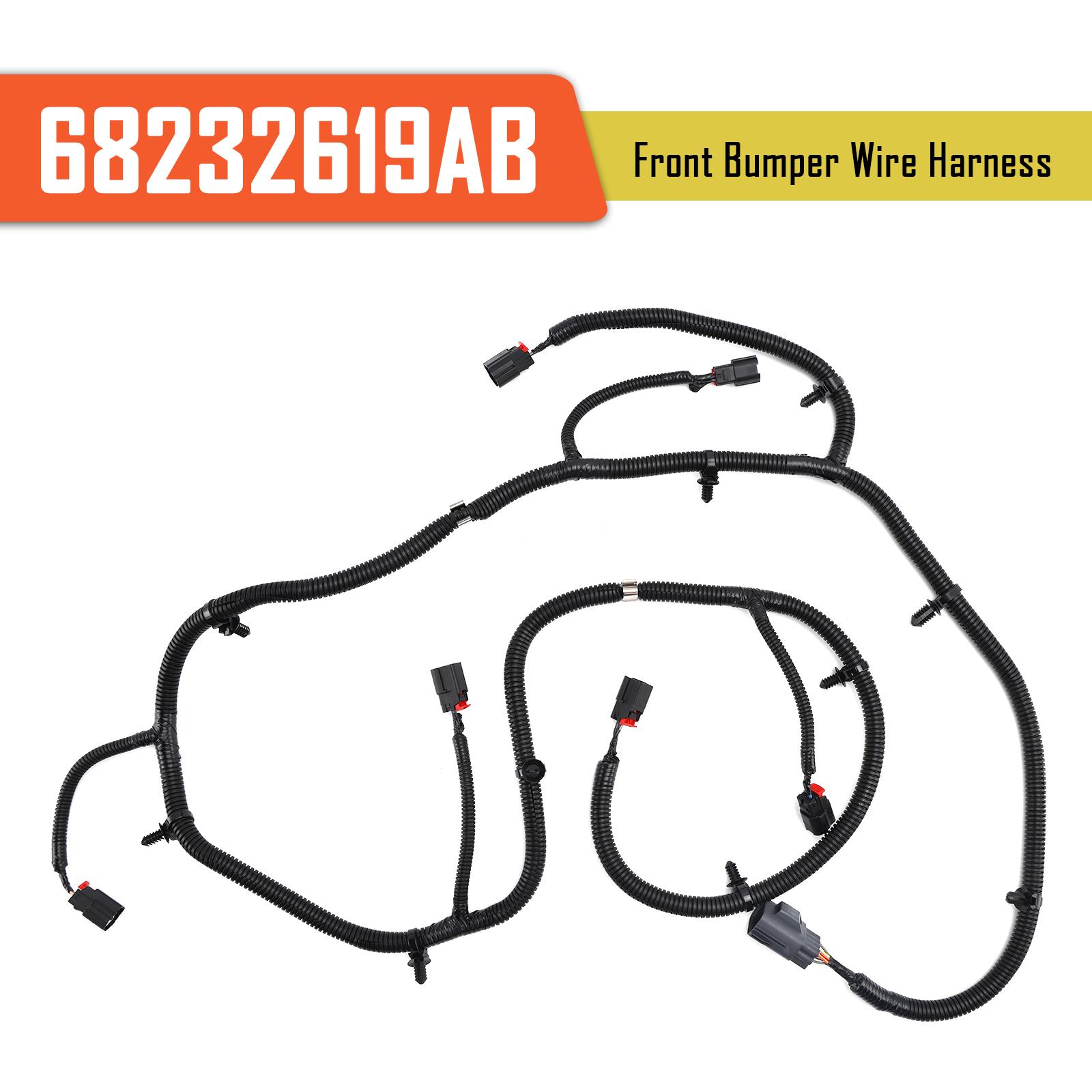 

Front Bumper Wire Harness with Park Sensors for Ram 1500 2014-2024 68232619AB
