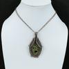 Dragon Jasper Handmade Copper Wire Wrap Jewelry Pendant 2.84" J0g51
