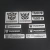 Autobots Badge Decepticons Logo Aluminum Alloy Stickers Transformation Toys Emblem Decal Phone Decoration Mobile Accessories 3D Kid Friendly