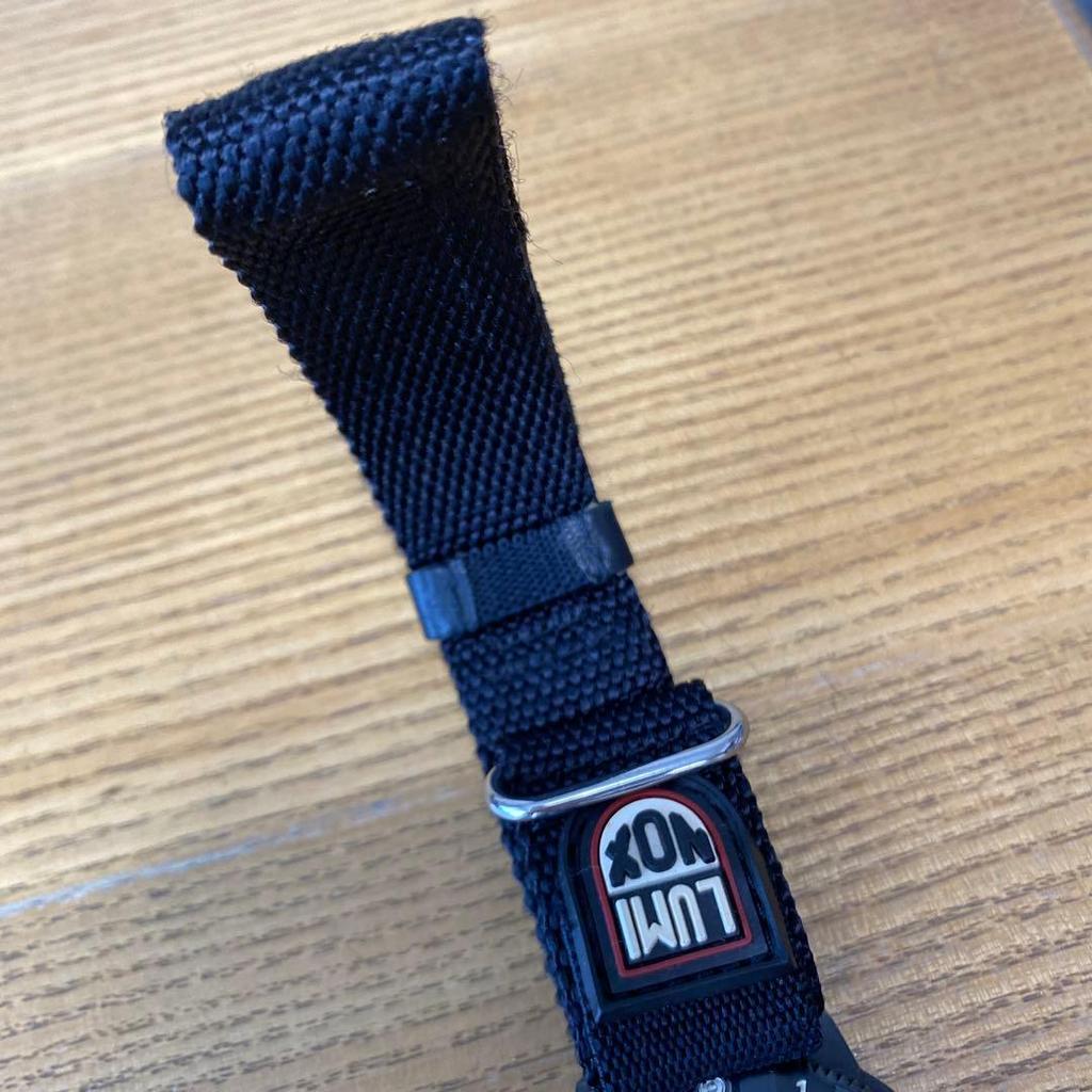 Used Rare "LUMINOX" Luminox Nighthawk F-117 Black Belt