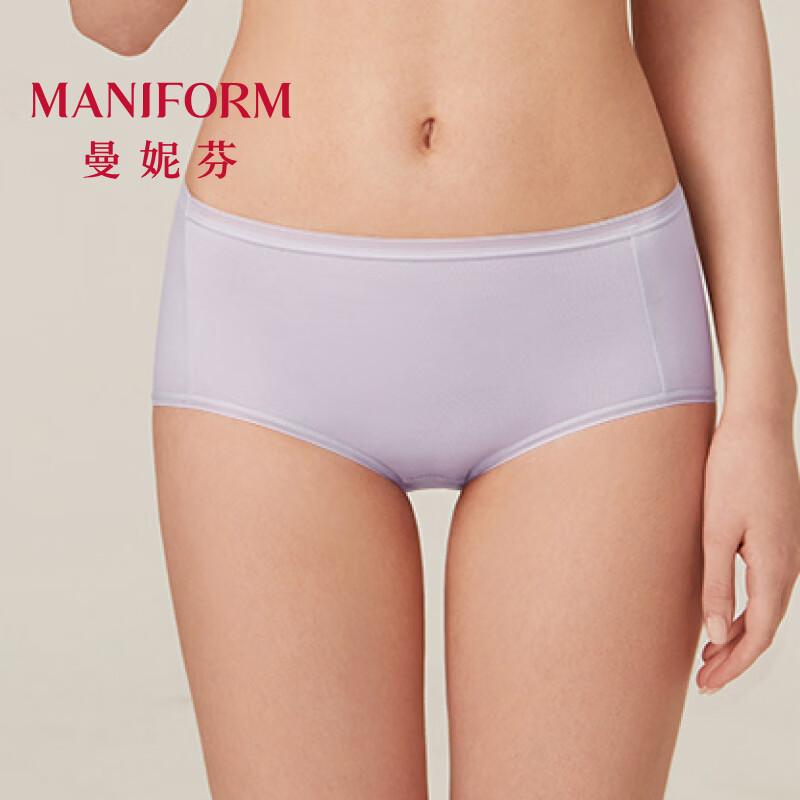 Maniform Women's Lightweight Cotton Mid-High Waist Briefs