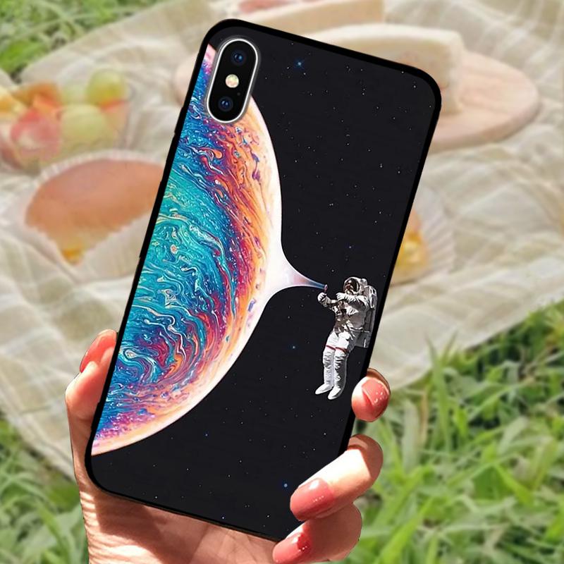 For Apple iPhone XS Soft Case X XR TPU Silicone Phone Back Cover For iPhone XS Max Fashion Printed Covers Case Protective Fundas