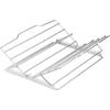 Adjustable Chicken Roasting Rack, Stainless Steel Foldable Turkey Roasting Rack, Grill Rib Rack, for Roasting Steak Ribs Bacon