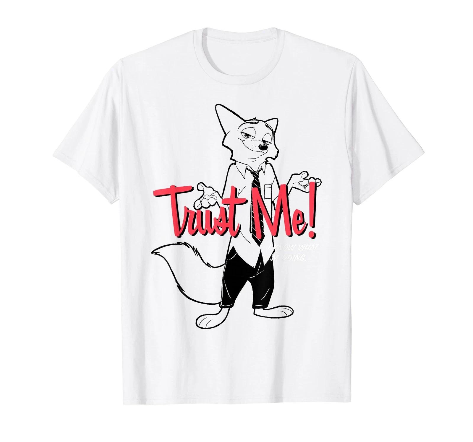 Disney Zootopia Nick Wilde Trust Me I Know What I M Doing T-Shirt_ M