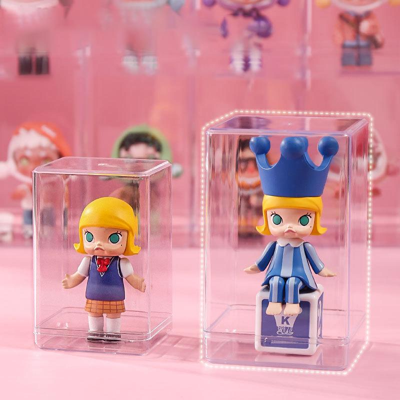 Stackable Acrylic Mystery Box Storage Display Frame Single Transparent Doll Box