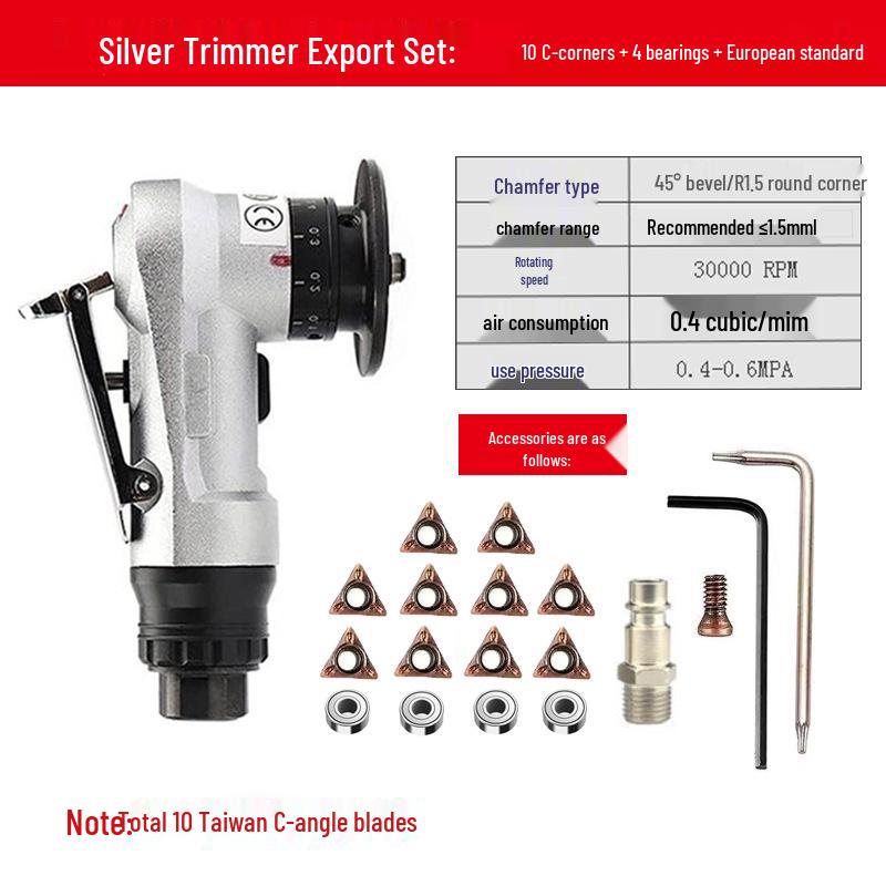 Handheld 45° Pneumatic Chamfering Machine for Metal Deburring