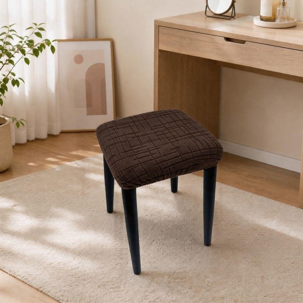Waterproof Stretch Seat Covers Washable Table Chair Cover Chair Seat Cover for Square Chairs