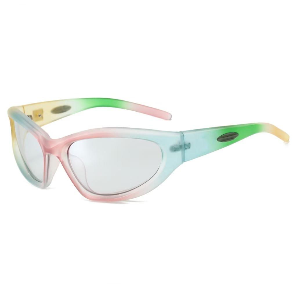Jennis Sunglasses, Women'S And Men'S Outdoor Riding Fashion Men'S And Women'S Sunglasses Y2K Catwalk Punk Korean Tide