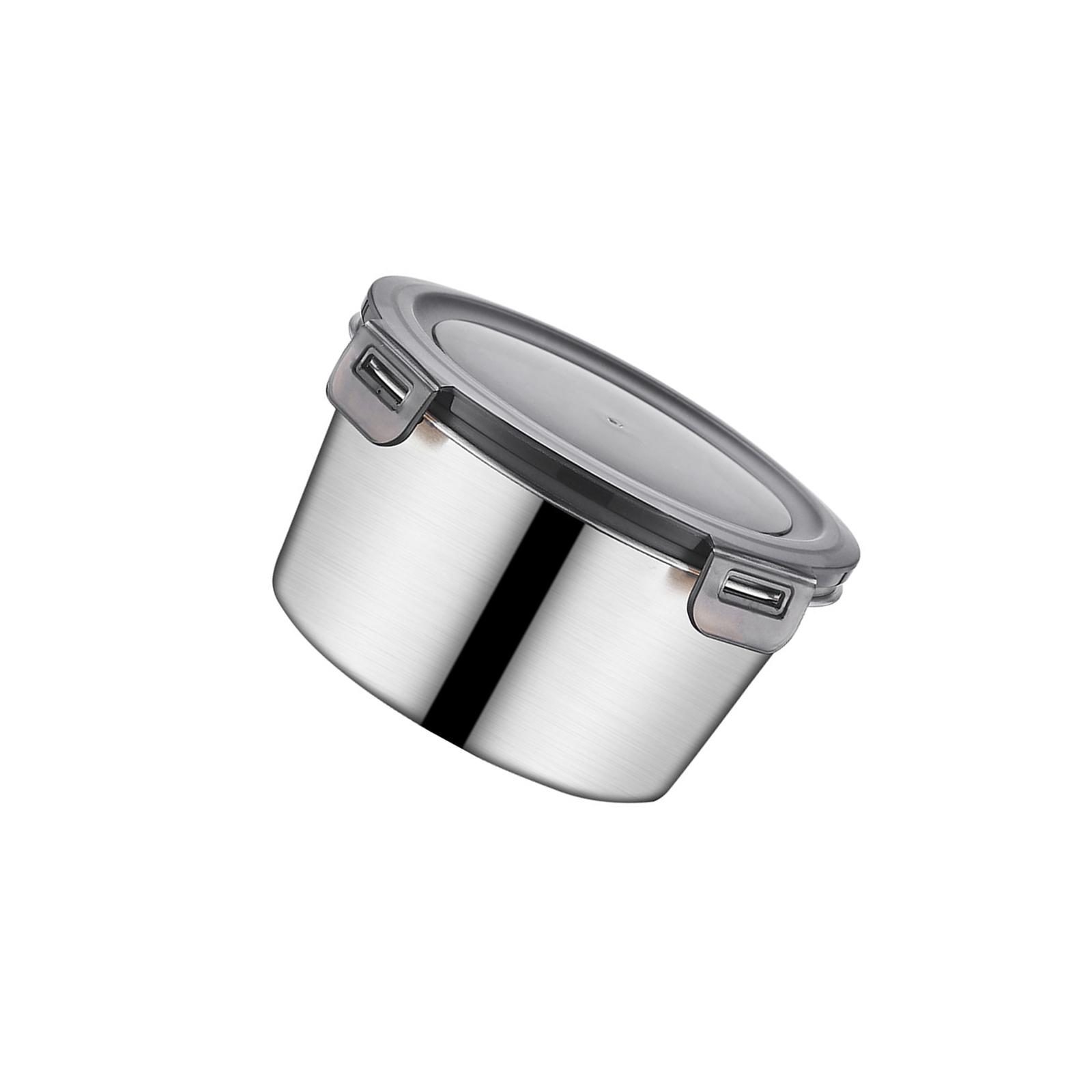 Вместительный контейнер для хранения продуктов из нержавеющей стали 316 многоцелевая миска для ланча с прозрачной крышкой 350 860₽